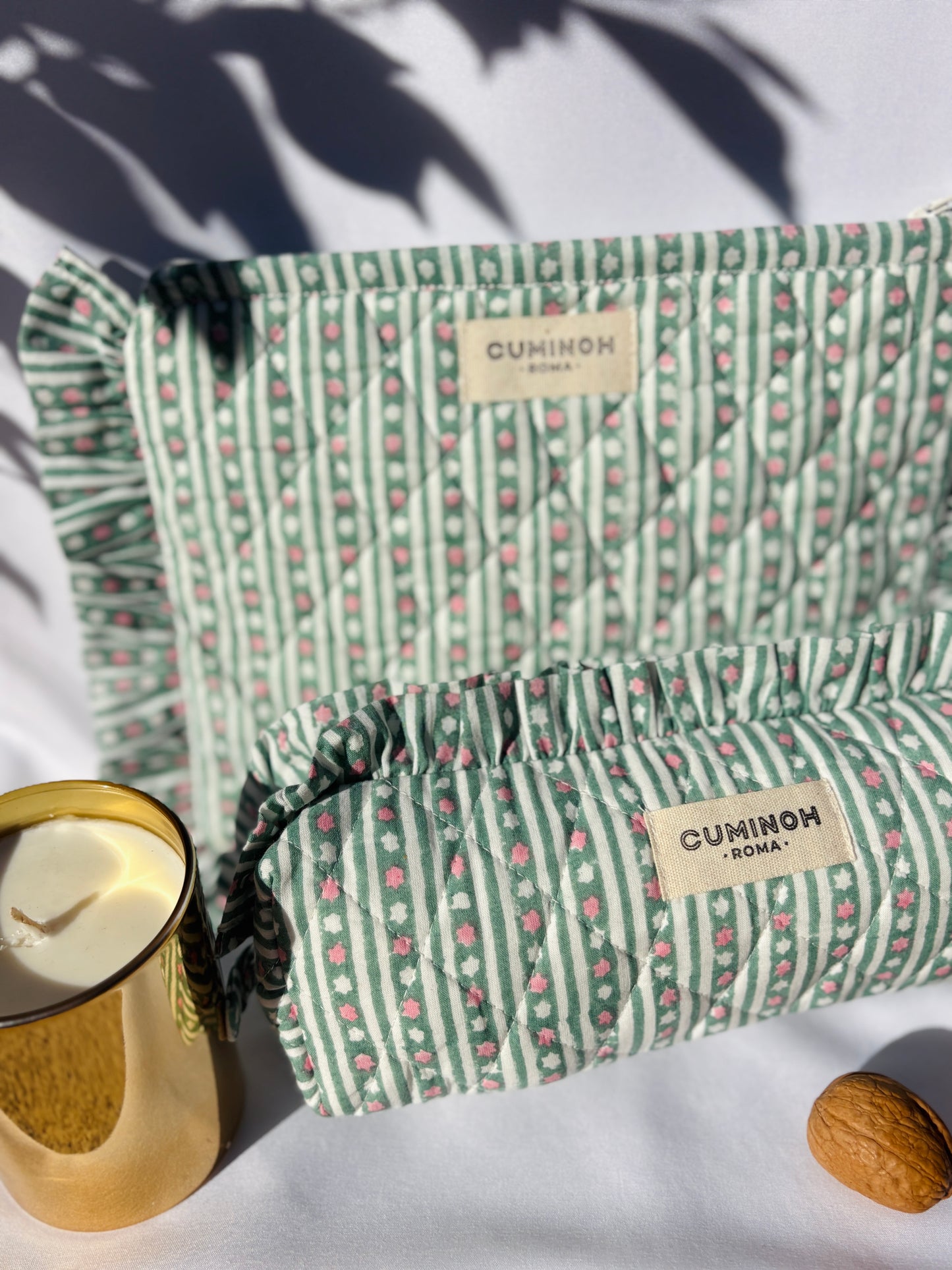 ROUCHES POUCH - BABY STARS ON STRIPES - SET OF 2