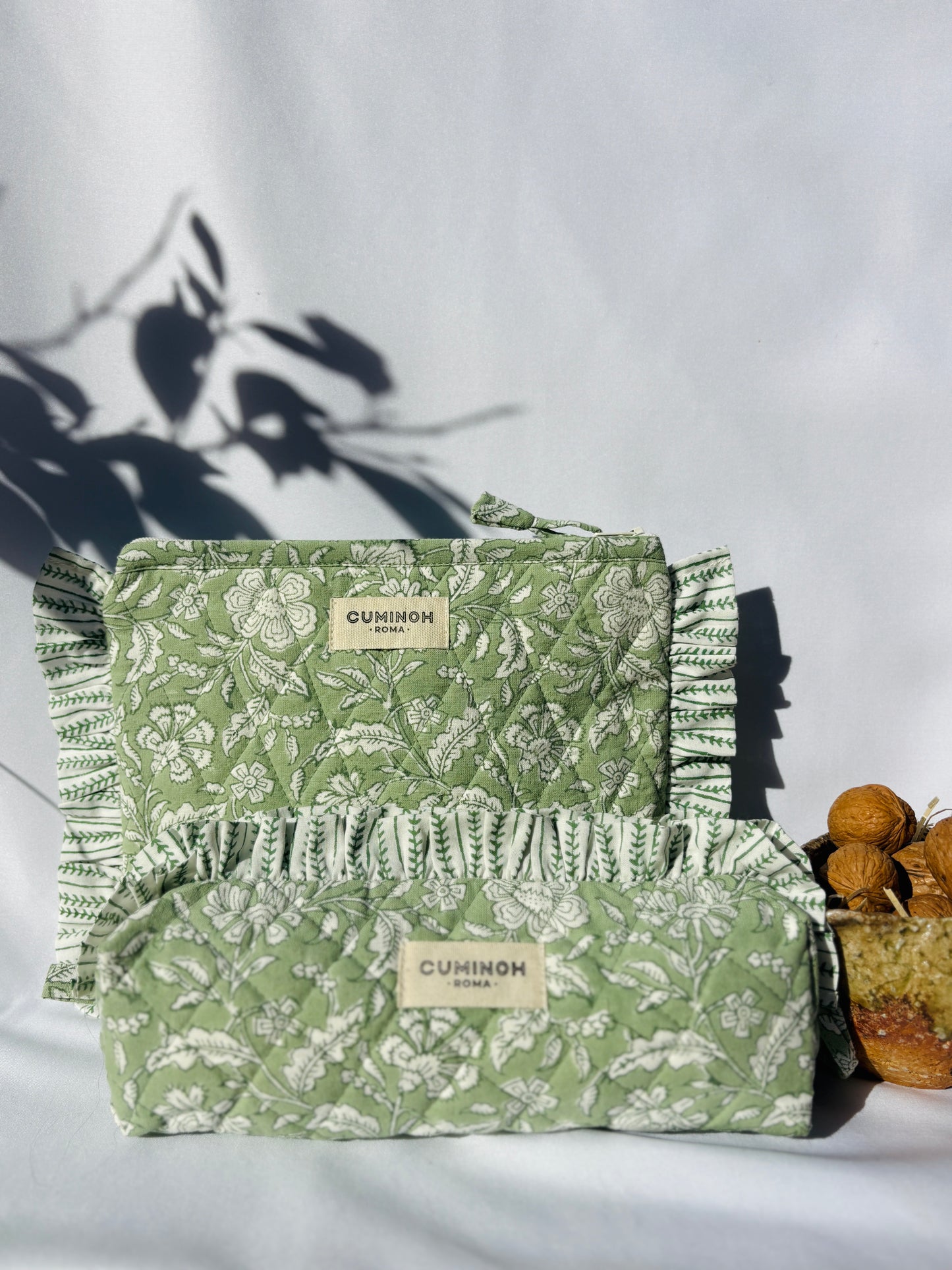 ROUCHES POUCH - TUSCANY SAGE - SET OF 2