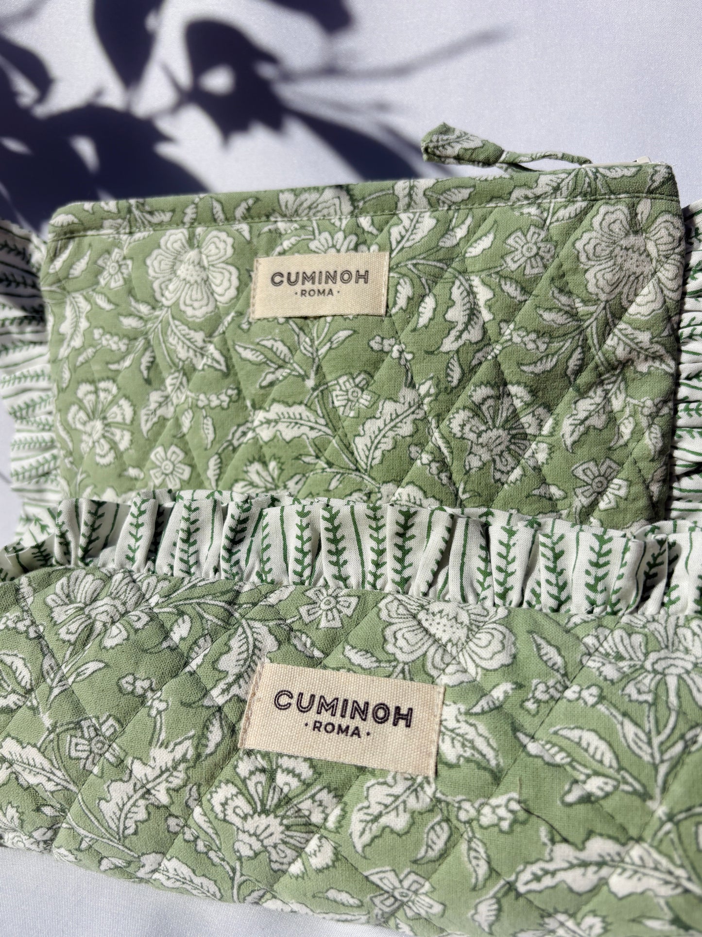 ROUCHES POUCH - TUSCANY SAGE - SET OF 2