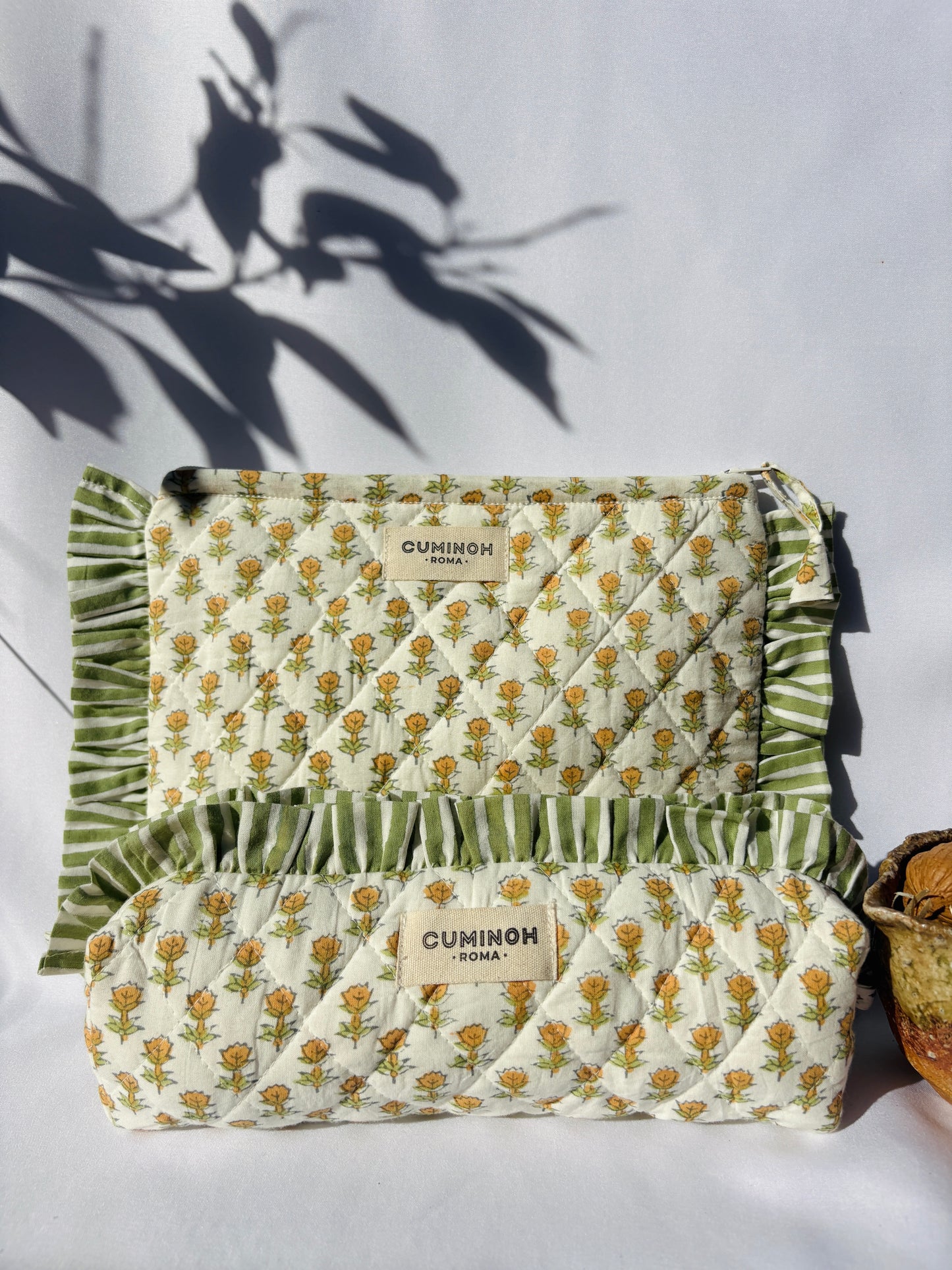 ROUCHES POUCH - MARGUERITE - SET OF 2