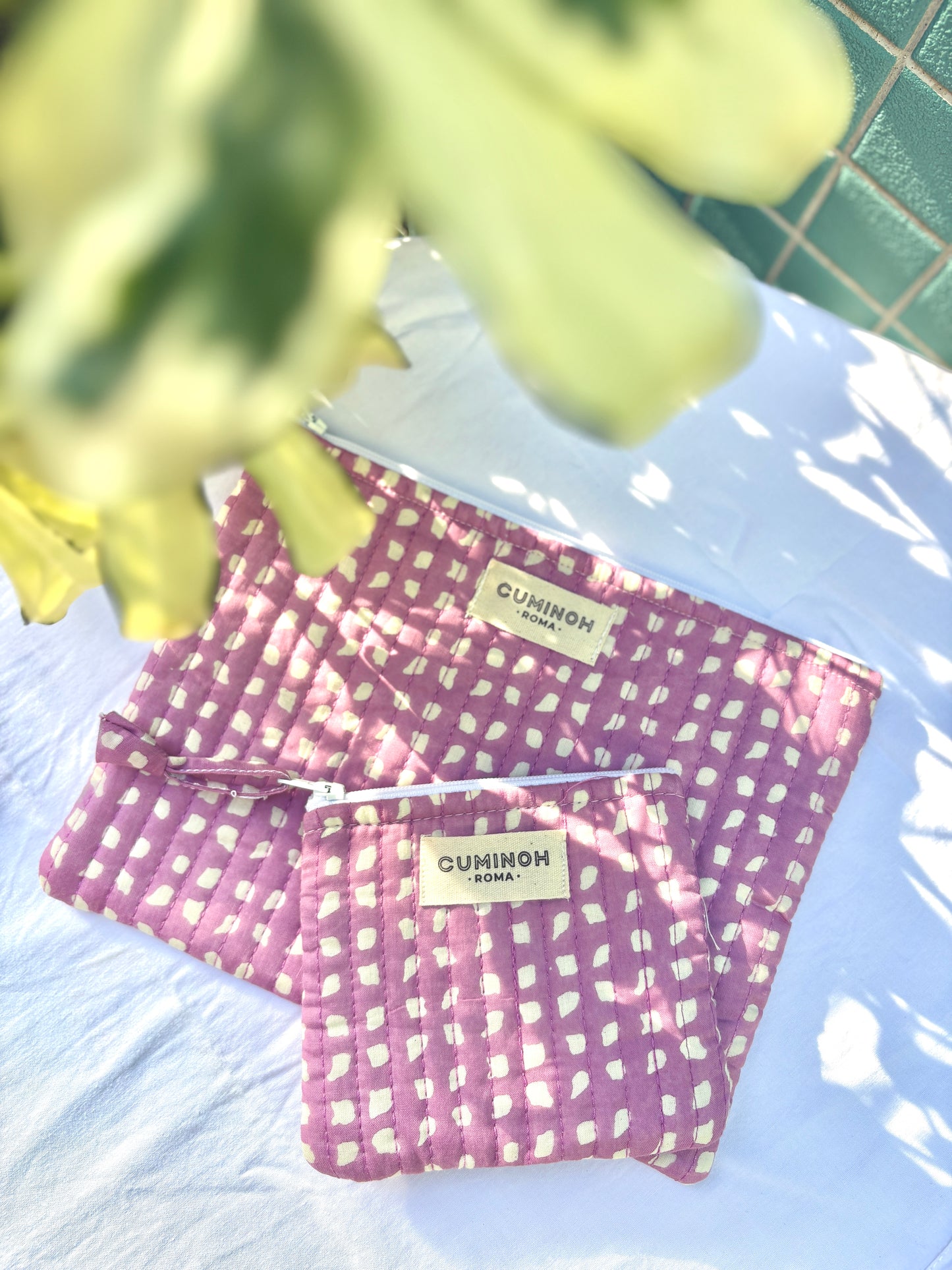 SMALL & MINI POUCH - SPRING LILY - SET OF 2