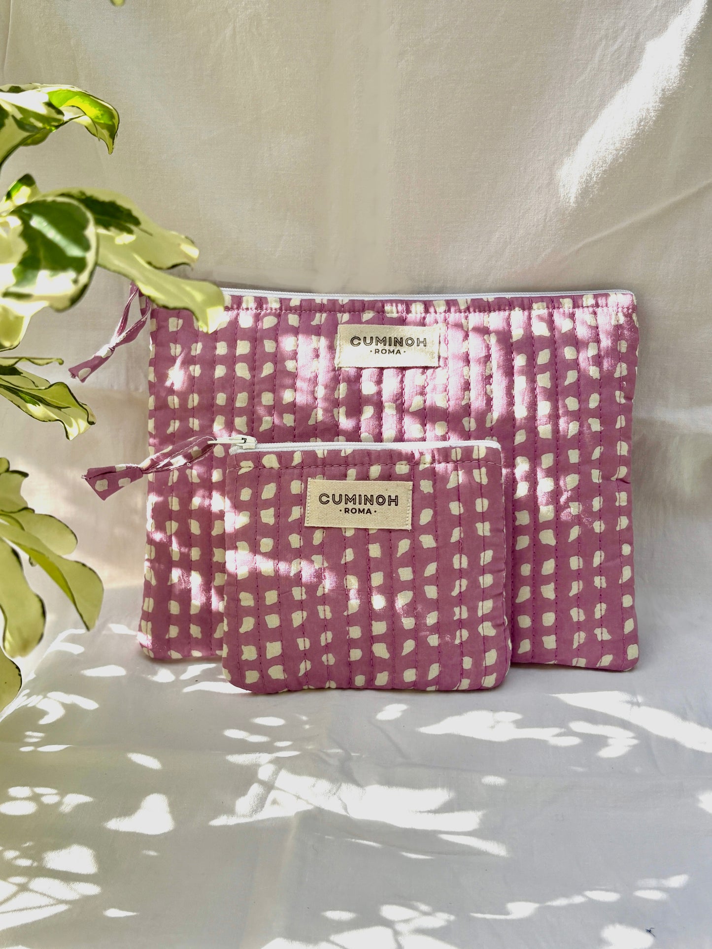 SMALL & MINI POUCH - SPRING LILY - SET OF 2