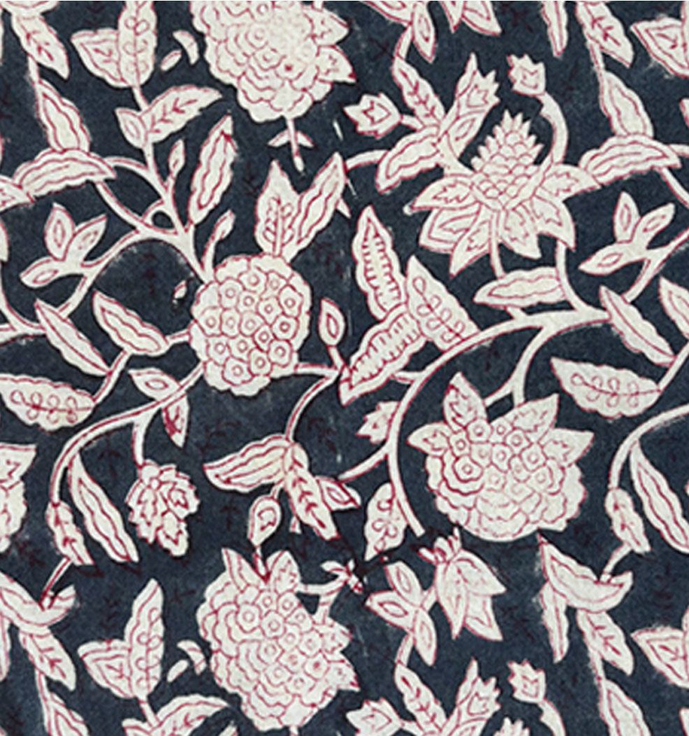 SHOPPING ZIP BAG - MIDNIGHT DAFFODILS