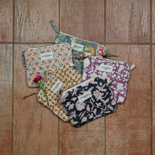 MINI POUCH - PURPLE LILY