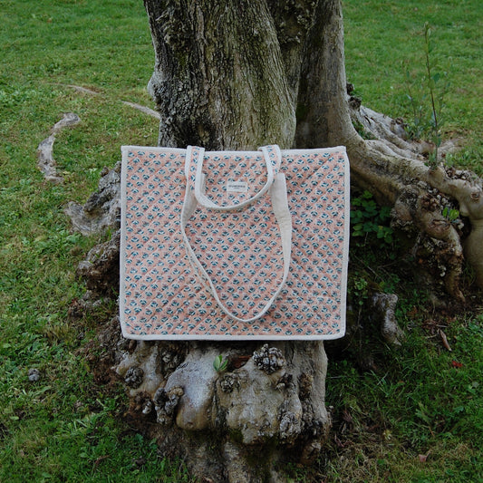 SHOPPING ZIP BAG - PINK BABY