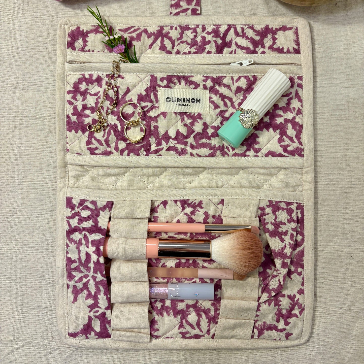 FLAT ORGANIZER -  PURPLE LILY