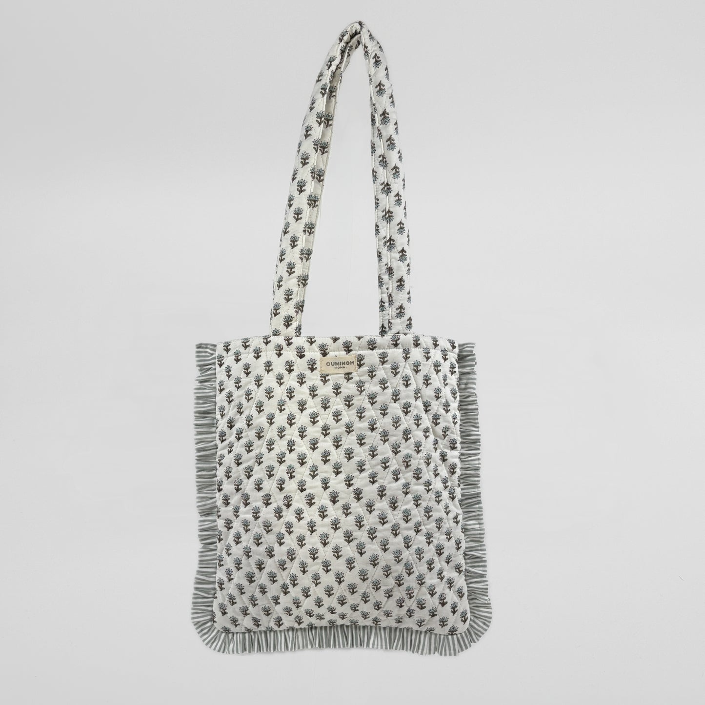 SHOPPING BAG FRILL - LILY BABY BLUE