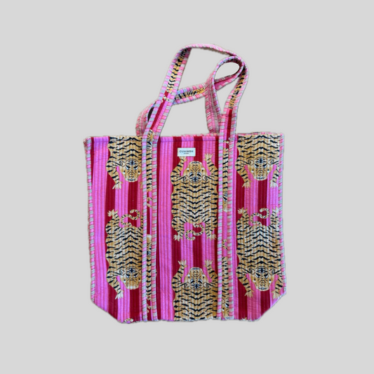 SHOPPING BIG BAG - TIGER FUCHSIA