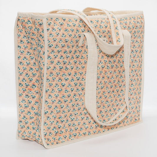 SHOPPING ZIP BAG - PINK BABY